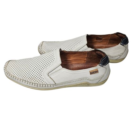 Pikolinos Men's Azores Leather Moccasin Espuma White 06H-3126  EU 46 | US 12 - Picture 1 of 9